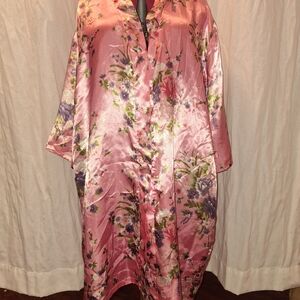 Floral Pink Kimono Robe